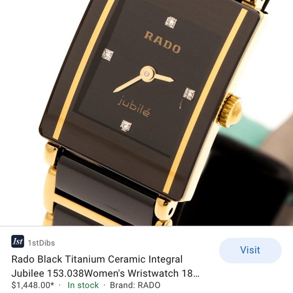 ❌SOLD❌ Original Rado Jubile integral diamond watch - Picture 10 of 10